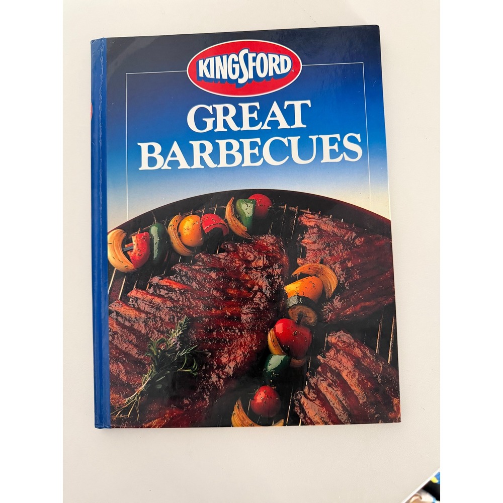 Kingsford Great Barbecues Cookbook Hardcover Spiral 175+ Recipes Grilling BBQ
